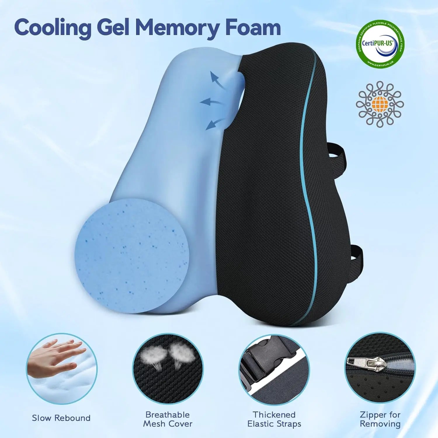 Memory Foam Selkätyyny
