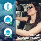 Memory Foam Selkätuki Autonistuimeen