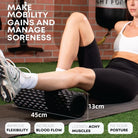 Textured Foam Rollers for Muscle Massage Medium-Density Back Foam Roller for Back Pain Relief & Muscle Recovery in Legs & Arms