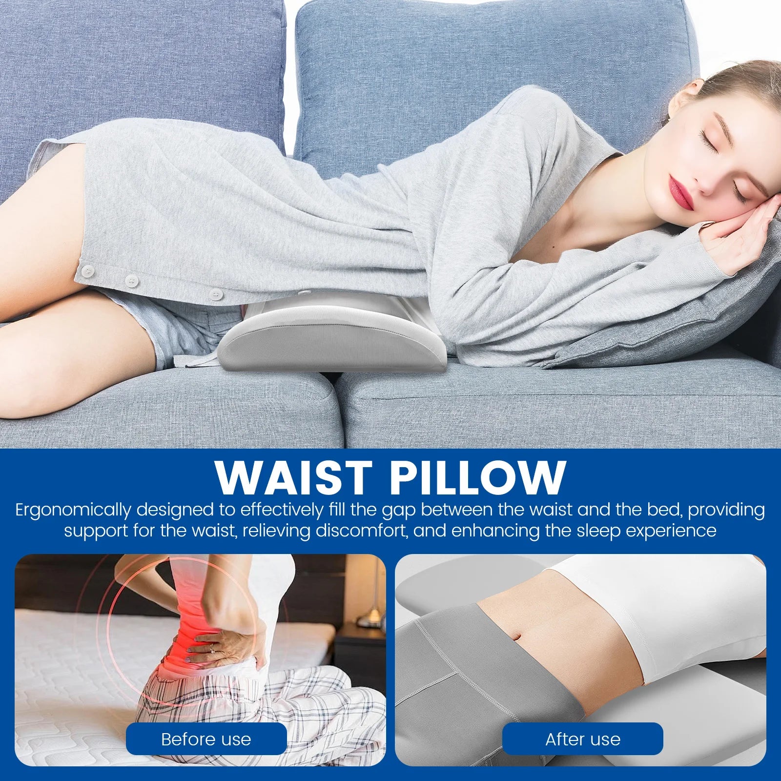 Ergonominen Alaselän Tukityyny
