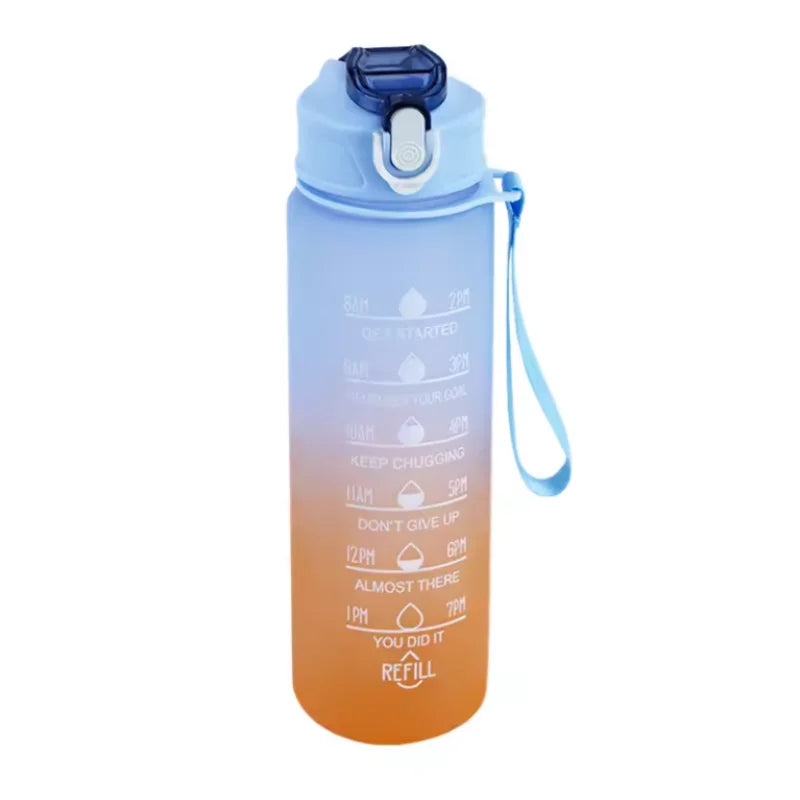 750 ml Motivaatiojuomapullo Aikamerkinnöillä